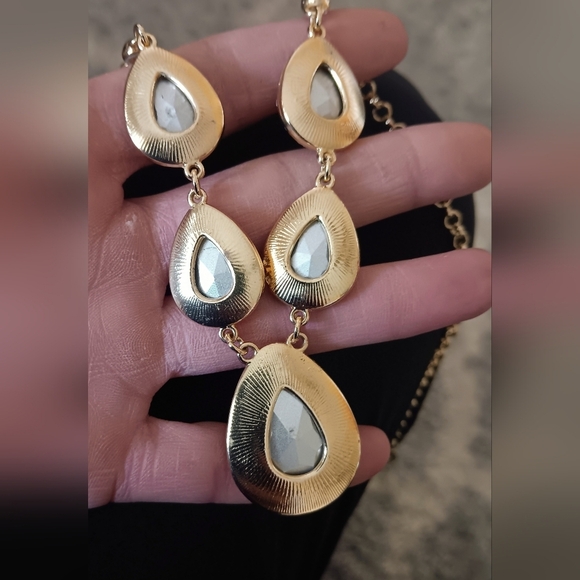 Talbot's Pear Cut Gemstone Necklace - Picture 4 of 5